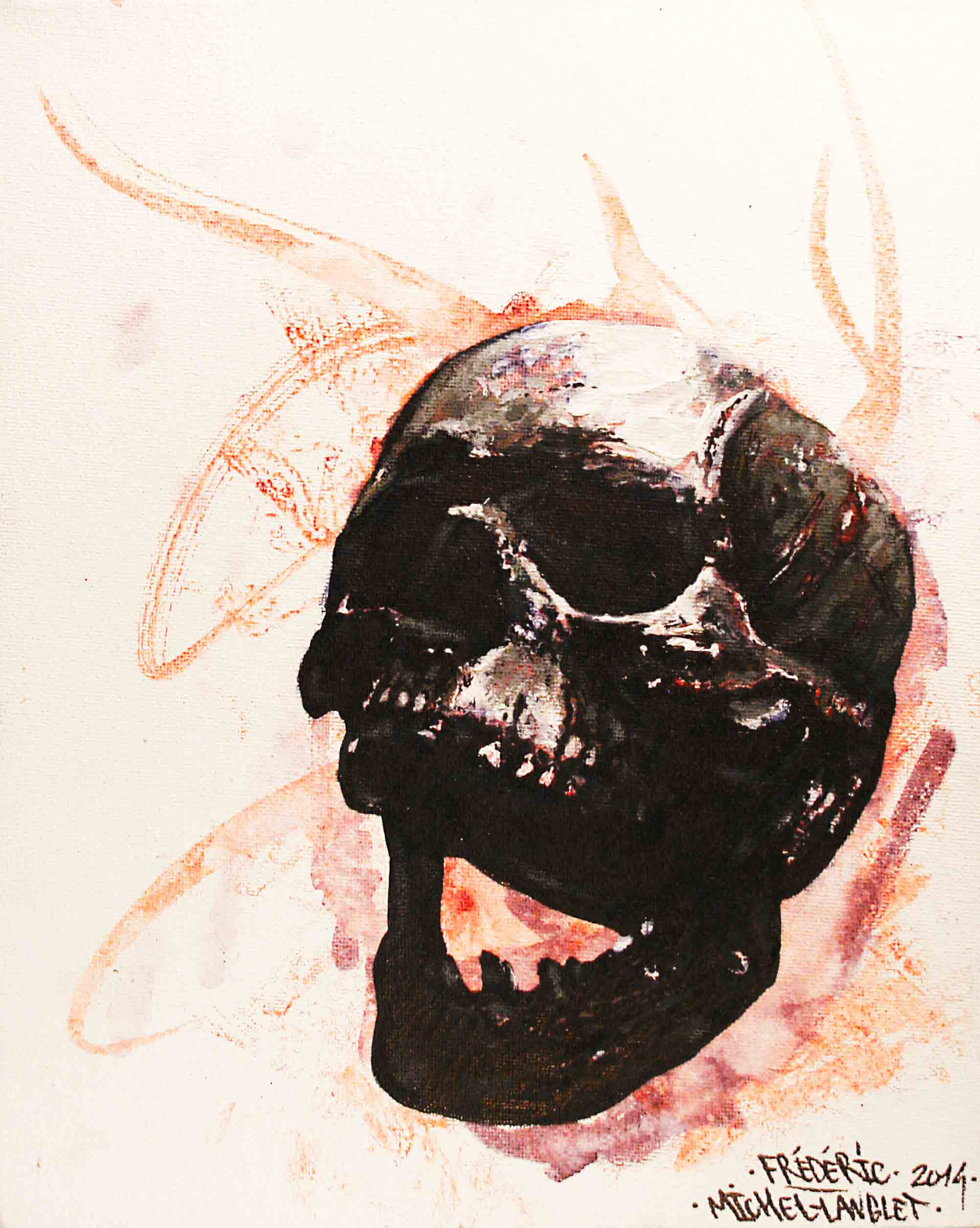 portrait d'un crâne de la collection ekinox