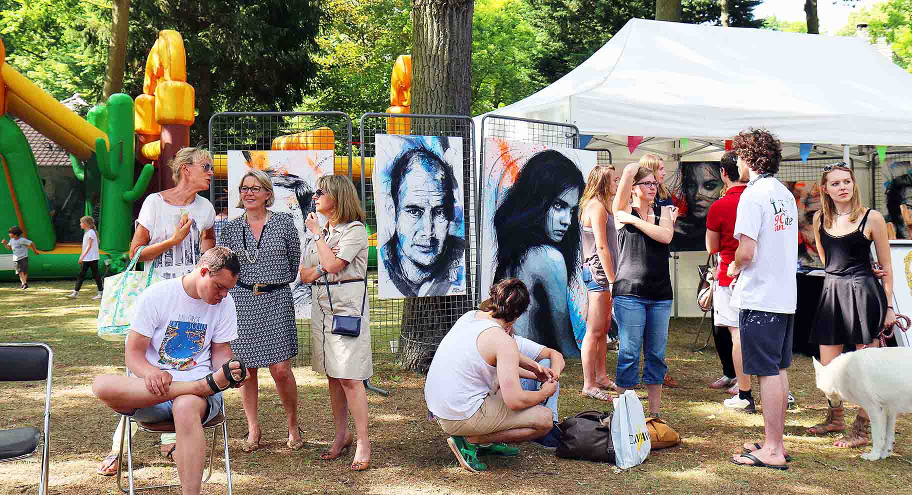 ambiance pendant l'expositions le lys chantilly