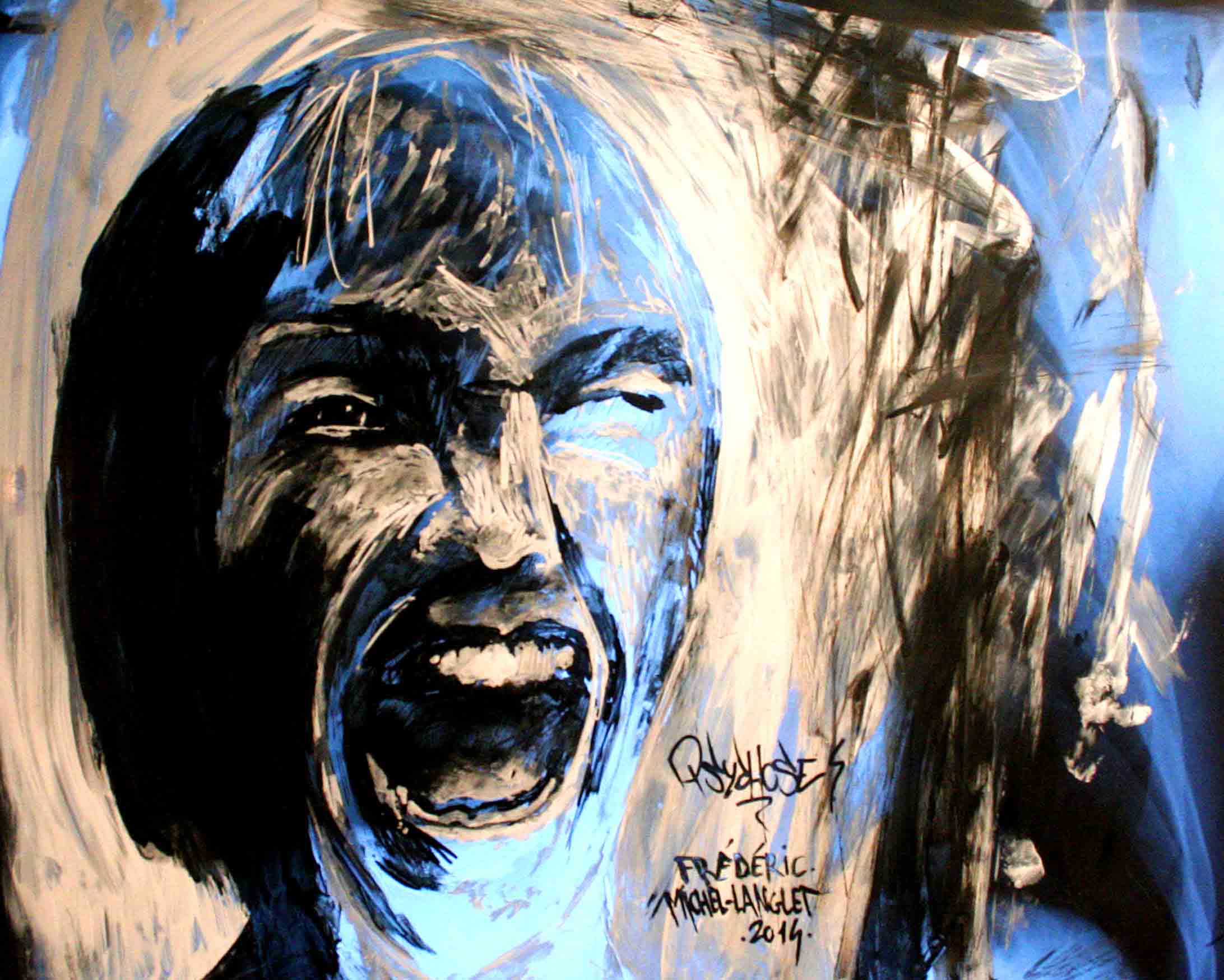 portrait de Janet Leigh du film psychose de la collection idées