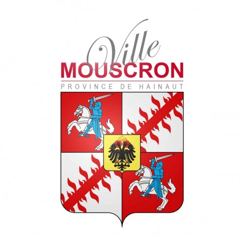 Logo de la commune de mouscron en belgique